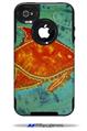 Tie Dye Fish 100 - Decal Style Vinyl Skin fits Otterbox Commuter iPhone4/4s Case (CASE SOLD SEPARATELY)