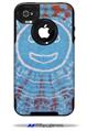 Tie Dye Happy 101 - Decal Style Vinyl Skin fits Otterbox Commuter iPhone4/4s Case (CASE SOLD SEPARATELY)
