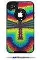 Tie Dye Dragonfly - Decal Style Vinyl Skin fits Otterbox Commuter iPhone4/4s Case (CASE SOLD SEPARATELY)
