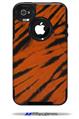 Tie Dye Bengal Side Stripes - Decal Style Vinyl Skin fits Otterbox Commuter iPhone4/4s Case (CASE SOLD SEPARATELY)